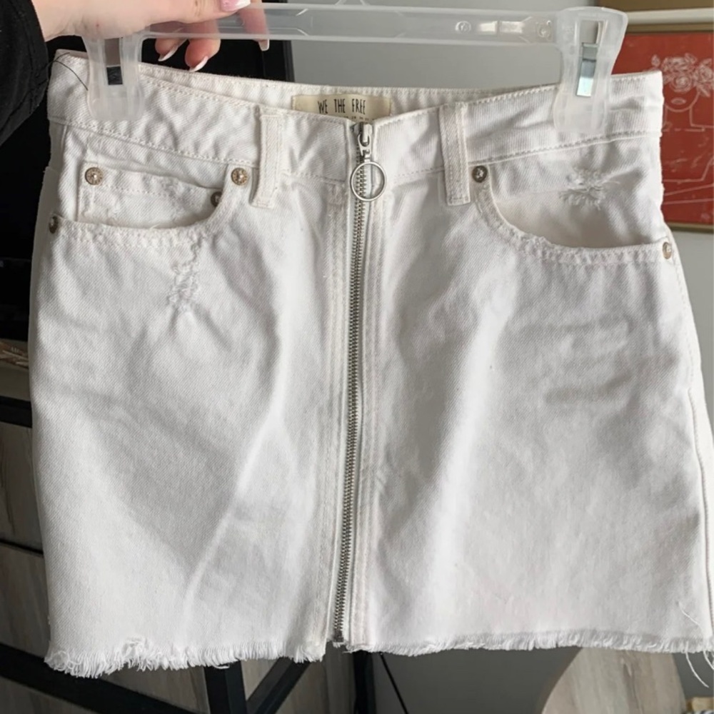 Free People Denim Skirt